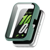   Samsung Fit 3 GIGAPACK Műanyag keret BUMPER, ütésállóság + kijelzővédő üveg, SÖTÉTZÖLD