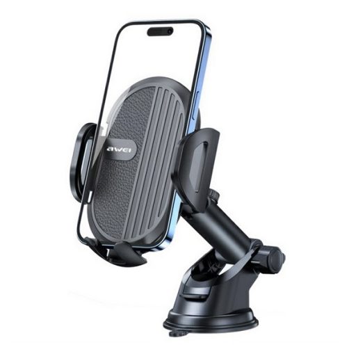 AWEI X72 autós tartó műszerfalra, 4.7-7.2" méret, FEKETE