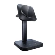   iPhone 17e / 17 Pro Max / 17 Pro ESR HALOLOCK asztali töltőállvány 3in1 15W, Apple Watch töltő, FEKETE