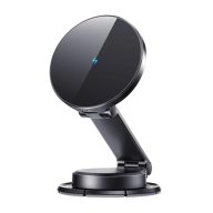 JOYROOM autós tartó műszerfalra, LED jelzés, FEKETE