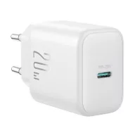   JOYROOM hálózati töltő Type-C aljzat 20W, PD gyorstöltő, FEHÉR