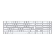   iPhone 16 Pro Max / 16 Pro / 16 Plus APPLE MAGIC KEYBOARD bluetooth billentyűzet QWERTZ, számbillentyűzet, FEHÉR