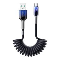 JOYROOM CRYSTAL-CLEAR adatkábel USB - Type-C, 150cm, FEKETE