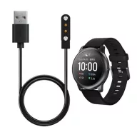   Haylou LS05s / Solar GIGAPACK Töltőkábel USB mágneses, 100cm, FEKETE