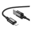 iPhone 14 Plus / 14 Pro Max / 14 Pro HOCO X89 adatkábel USB - lightning, 100cm, FEKETE