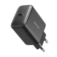   JOYROOM hálózati töltő Type-C aljzat 45W, PD gyorstöltő 3.0, FEKETE