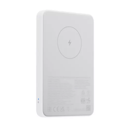 XIAOMI MAGNETIC vésztöltő Type-C aljzat 5000mAh, wireless, FEHÉR