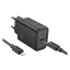 HOCO N60 hálózati töltő Type-C aljzat 20W, PD gyorstöltő 3.0 + lightning kábel, FEKETE