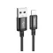 iPhone 14 Plus / 14 Pro Max / 14 Pro HOCO X89 adatkábel USB - lightning, 200cm, FEKETE