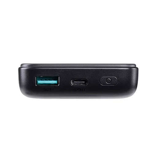 JOYROOM vésztöltő Type-C+USB aljzat 10000mAh, LED jelzés, FEKETE