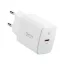 SPIGEN ESSENTIAL hálózati töltő Type-C aljzat 20W, PD gyorstöltő 3.0, FEHÉR