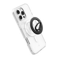 SPIGEN DUAL POP tartógyűrű szilikon, mágneses, FEKETE