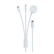   DEVIA töltőkábel 3in1 Type-C - Type-C/lightning, 120cm, FEHÉR