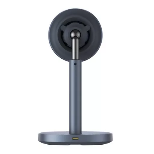 BASEUS ORBIT 2 PRO asztali töltőállvány 2in1 20W, Qi2, VILÁGOSSZÜRKE