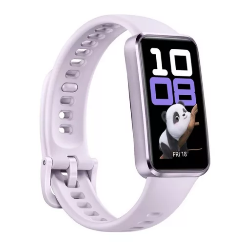 HUAWEI Band 10 okoskarkötő alumínium keret, szilikon szíj, LILA