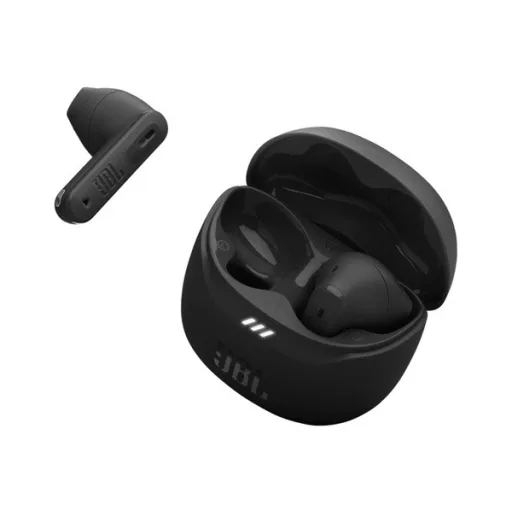 JBL TUNE FLEX2 bluetooth fülhallgató SZTEREO v5.3, IPX4 + töltőtok, FEKETE