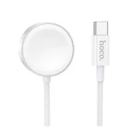   Apple Watch Ultra 3 49mm HOCO CW59 asztali töltő Type-C gyorstöltő, Apple Watch töltő/Samsung Watch töltő, FEHÉR