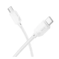 HOCO U113 adatkábel Type-C - Type-C, 100cm, FEHÉR