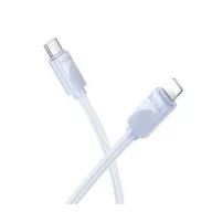   HOCO X114 adatkábel (Type-C - lightning, 27W, PD gyorstöltő, 100cm) VILÁGOSKÉK