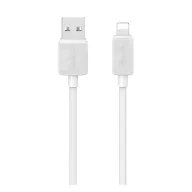   iPhone 14 Plus / 14 Pro Max / 14 Pro USAMS KY adatkábel USB - lightning, 100cm, FEHÉR