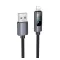 iPhone 14 Plus / 14 Pro Max / 14 Pro HOCO X112 adatkábel USB - lightning, 100cm, FEKETE