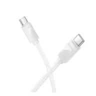 HOCO X114 adatkábel Type-C - Type-C, 100cm, FEHÉR