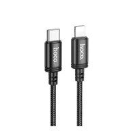   iPhone 14 Plus / 14 Pro Max / 14 Pro HOCO X89 adatkábel Type-C - lightning, 200cm, FEKETE