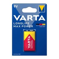   VARTA LONGLIFE MAX POWER tartós elem 6LR61, alkáli, 1db/csomag