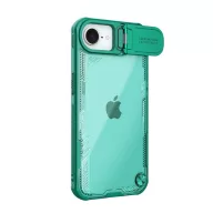   iPhone 17e / 16e NILLKIN ICEBLADE PROP szilikon telefonvédő ütésállóság, kitámasztó, SÖTÉTZÖLD
