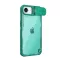 iPhone 17e / 16e NILLKIN ICEBLADE PROP szilikon telefonvédő ütésállóság, kitámasztó, SÖTÉTZÖLD