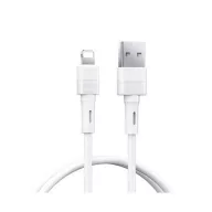   iPhone 14 Plus / 14 Pro Max / 14 Pro REMAX LEYA adatkábel USB - lightning, 100cm, FEHÉR
