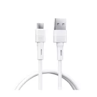 REMAX LEYA adatkábel USB - microUSB, 100cm, FEHÉR