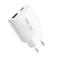   REMAX ULTRA THIN hálózati töltő USB-Type-C aljzat 20W, ultravékony, FEHÉR