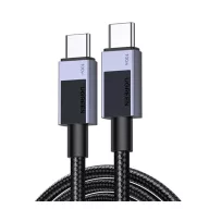 UGREEN L512 adatkábel Type-C - Type-C, 200cm, FEKETE