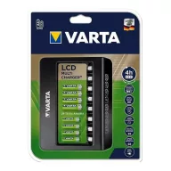   VARTA LCD MULTI CHARGER+ akkutöltő 240V, LED kijelző, FEKETE