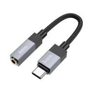   iPhone 14 Plus / 14 Pro Max / 14 Pro HOCO UPA32C audió kábel 3.5mm jack - lightning, 15cm, FEKETE