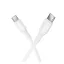 HOCO X120 adatkábel Type-C - Type-C, 100cm, FEHÉR