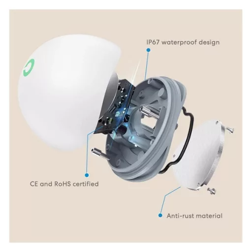 MEROSS MS400HK vízszivárgás érzékelő WiFi FEHÉR