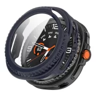   Samsung Watch 8 Classic eSIM 46mm GIGAPACK Műanyag keret BUMPER, ütésállóság + kijelzővédő üveg, SÖTÉTKÉK