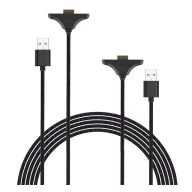   IPEGA töltőkábel 2db USB - Joy-Con kontroller, 300cm, FEKETE Nintendo Switch 2