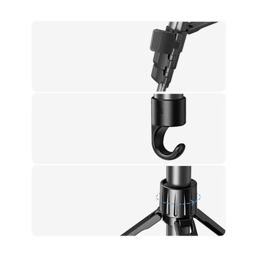 UGREEN LP661 tripod állvány univerzális, 88-175cm magasságban, SÖTÉTSZÜRKE