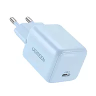   UGREEN X512 hálózati töltő Type-C aljzat 20W, mini, VILÁGOSKÉK