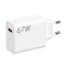 XIAOMI HYPERCHARGE hálózati töltő USB aljzat 67W, gyorstöltő, FEHÉR