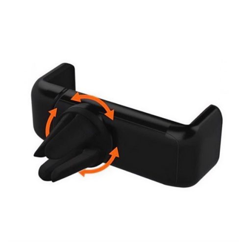 XO C8 autós tartó szellőzőre, 60-85mm széles, FEKETE