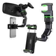   XO C107 autós tartó visszapillantó tükörre, 60-100mm széles, FEKETE