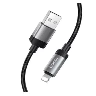   iPhone 14 Plus / 14 Pro Max / 14 Pro HOCO X114 adatkábel USB - lightning, 100cm, FEKETE