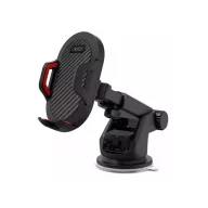 XO C39 autós tartó műszerfalra, 4-6" méret, FEKETE