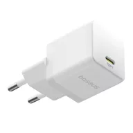   BASEUS PALM hálózati töltő Type-C aljzat 20W, PD gyorstöltő 3.0, FEHÉR