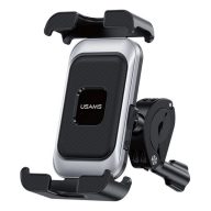  USAMS kerékpáros, rolleres és motoros telefontartó 360°, 4.7-7.2" méret, FEKETE