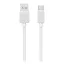 USAMS KY adatkábel (USB - Type-C, 3A, gyorstöltő, 300cm) FEHÉR